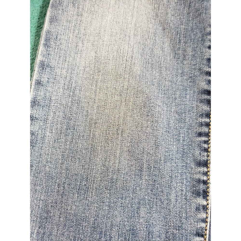 Mossimo Jeans Size 6 Long Women Blue Denim Stretch Pants Mid Rise Straight - Picture 3 of 12